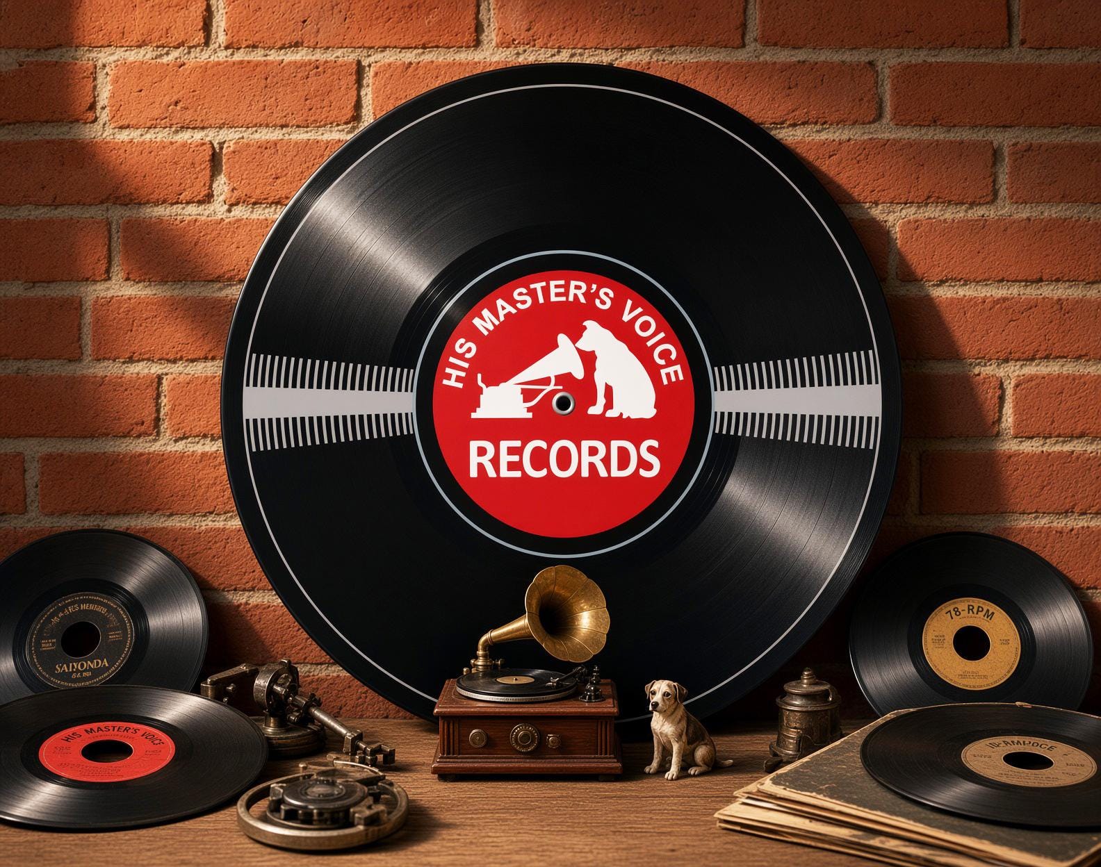 His Masters Voice Sign - Etsy