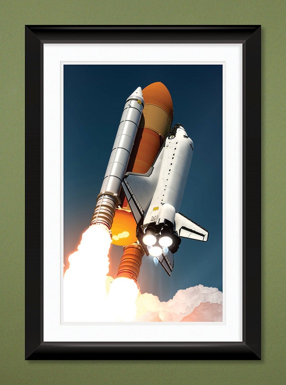 Space Shuttle Atlantis Launch Nasa 11x14 Silver Halide Photo Print