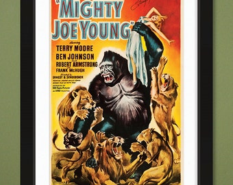 Movie Poster – Mighty Joe Young 1949 (12x18 Heavyweight Art Print
