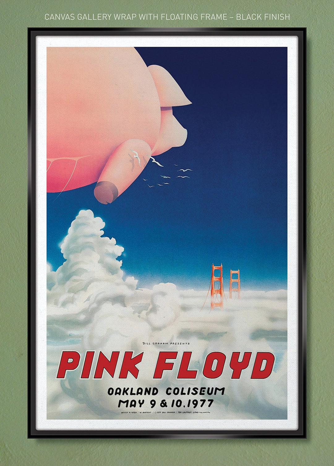 元PinkFloyd シド・バレット『STARS』高品質アートポスター豪華額 元