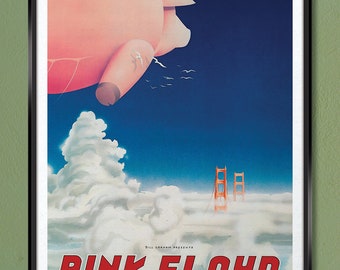 1977 Pink Floyd Oakland Coliseum Arena Original Concert
