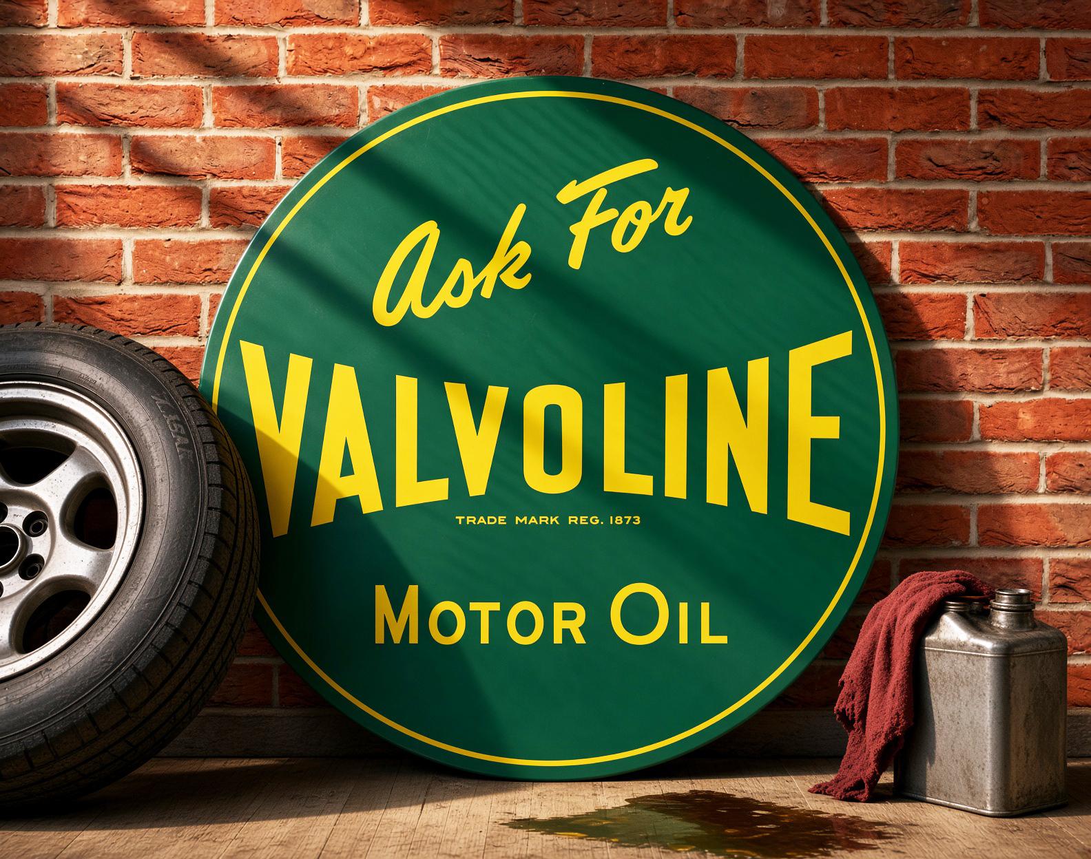 Valvoline Motor Oil (green Background) – Petroliana Vintage