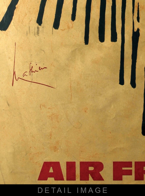 Travel Poster – Air France – Germany (1968) by Georges Mathieu