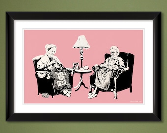 PENNY TEARS IN THE REIGN banksy バンクシー PENNY TEARS IN THE