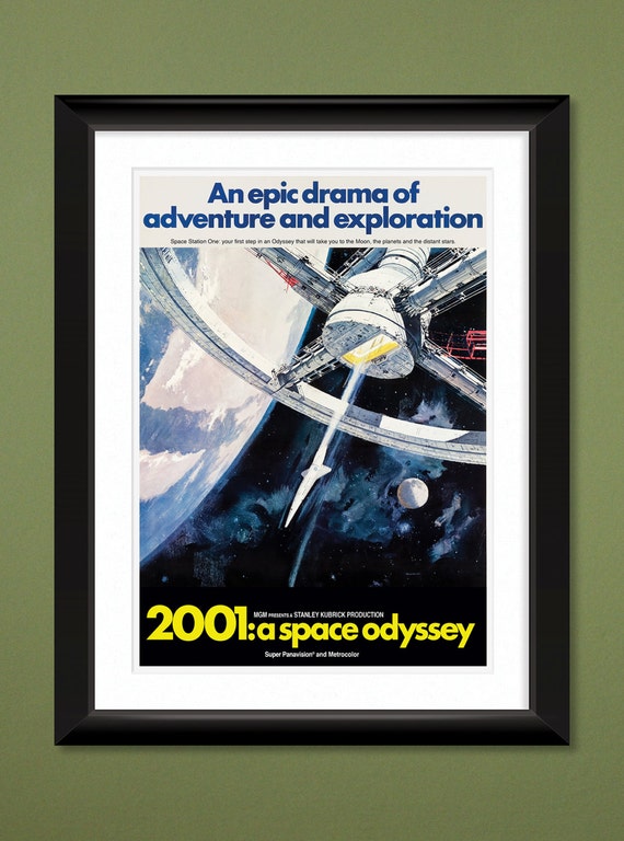 1968 2001 Space Odyssey Movie Vintage Silk Poster 12x18 24x36 inch