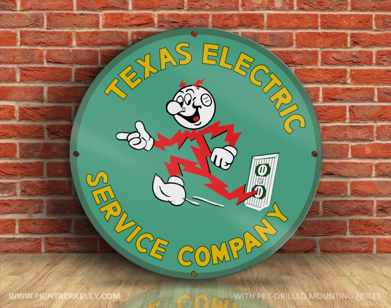 Reddy Kilowatt Sign - Etsy Reddy Kilowatt Sign - Etsy