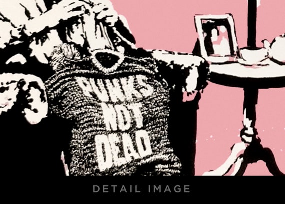 Banksy – Punk Thug Grannies (18x12 Heavyweight Print) - Etsy