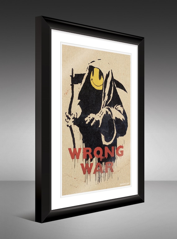 緊急値下げ！ BANKSY ”WRONG WAR” WCPリプロダクション 緊急値下げ！ BANKSY ”WRONG WAR” WCPリプロダクション - メルカリ