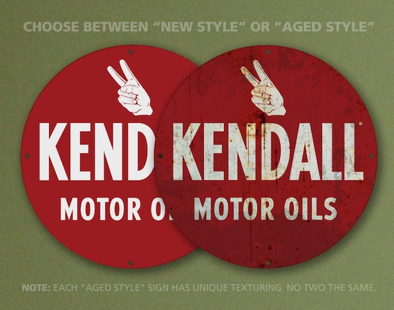 Kendall – motor Oils – Petroliana Vintage Reproduction Gas Station