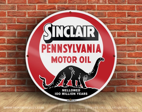 Sinclair – Pennsylvania Motor Oil (version 1) Petroliana Vintage