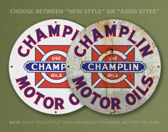 Champlin Motor Oils – Petroliana Vintage Reproduction Gas Station