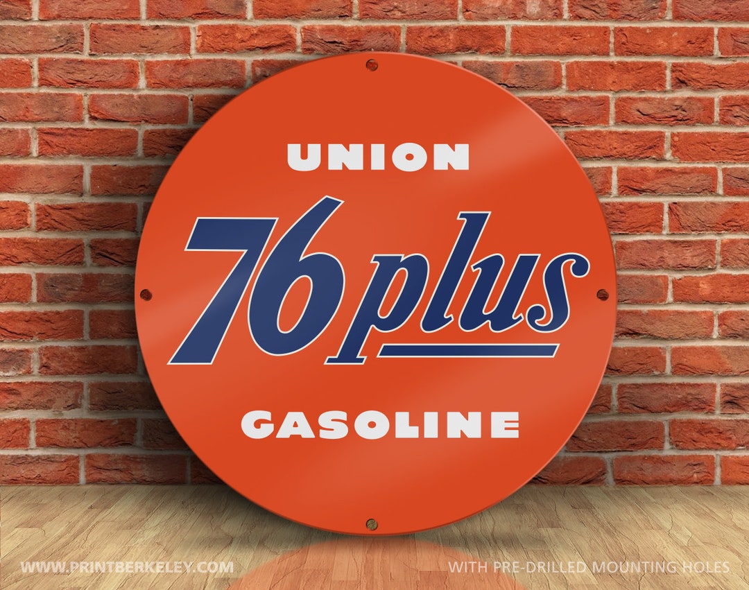 Union 76 Plus – Petroliana Vintage Reproduction Gas Station Sign (23.5 ...