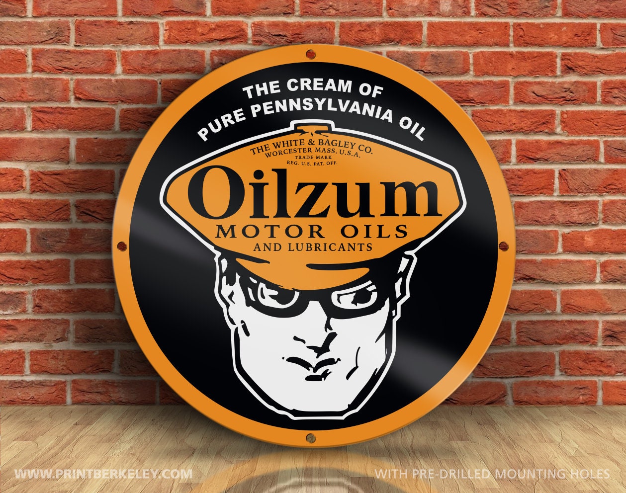 Oilzum Motor Oils & Lubricants – Petroliana Vintage Reproduction