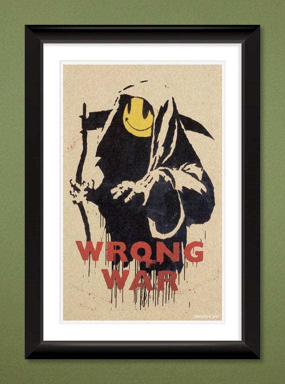 緊急値下げ！ BANKSY ”WRONG WAR” WCPリプロダクション 緊急値下げ！ BANKSY ”WRONG WAR” WCPリプロダクション - メルカリ