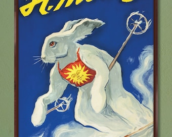 St. Moritz – Ski Bunny (1955) by Alex Walter Diggelmann Swiss Ski