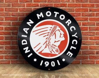 Indian Motorcycles 1901 – Petroliana Vintage Reproduction Gas