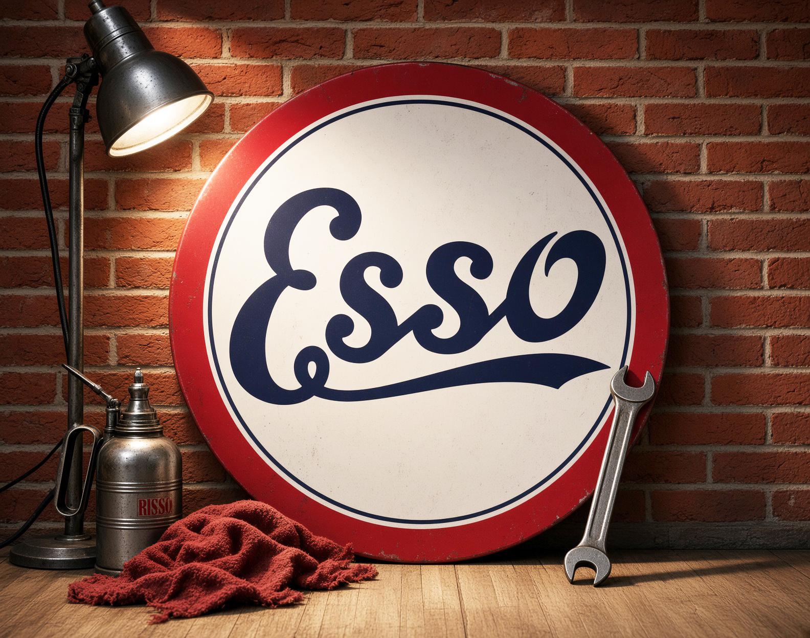 Vintage Esso Sign - Etsy