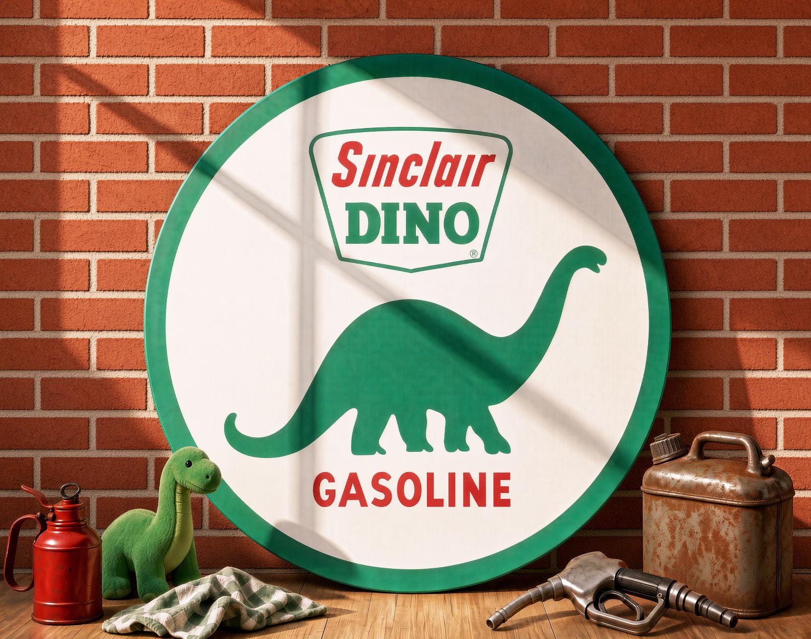 Sinclair Dino Gasoline – Petroliana Vintage Reproduction Gas