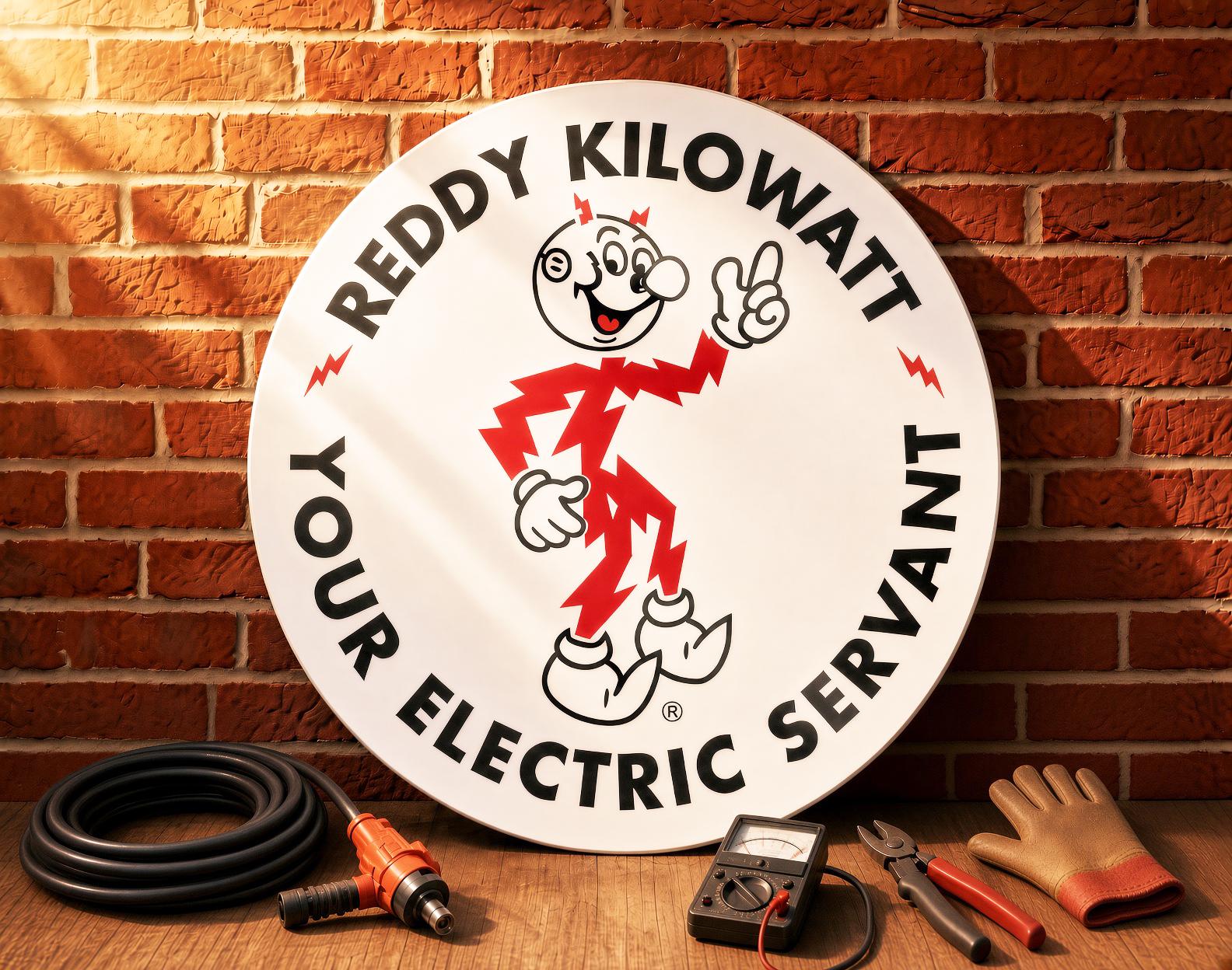 Reddy Kilowatt Vintage Sign - Etsy