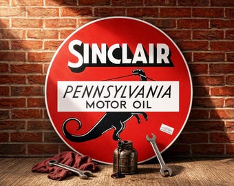 Sinclair Pennylvania Motor Oil (option 1) – Petroliana Vintage