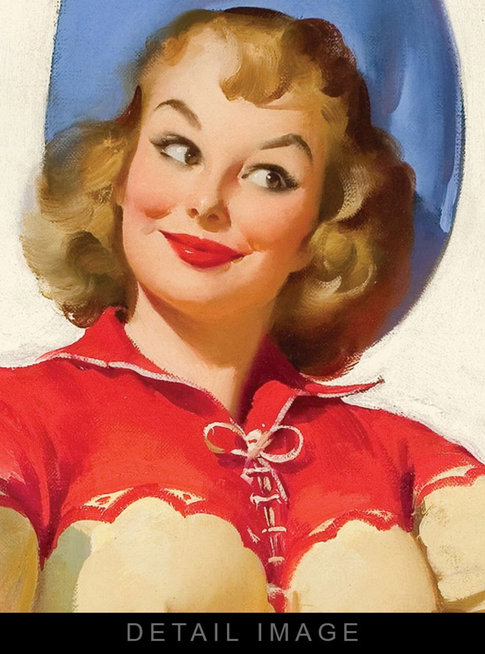 Gil Elvgren A Polished Performance 1964 12x18 Heavyweight Art Print Etsy