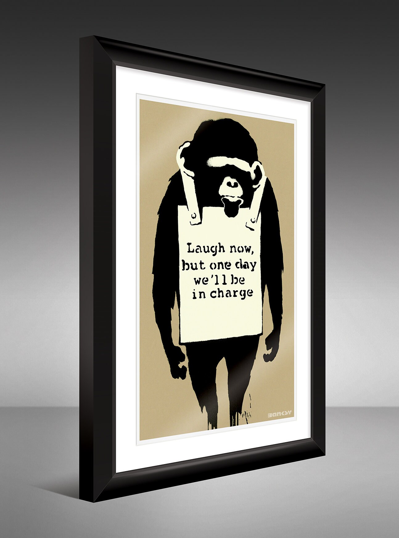 Banksy – Laugh Now (12x18 Heavyweight Print) - Etsy