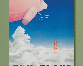 Pink Floyd 1977 Oakland Coliseum Concert Poster – Canvas Gallery Wrap