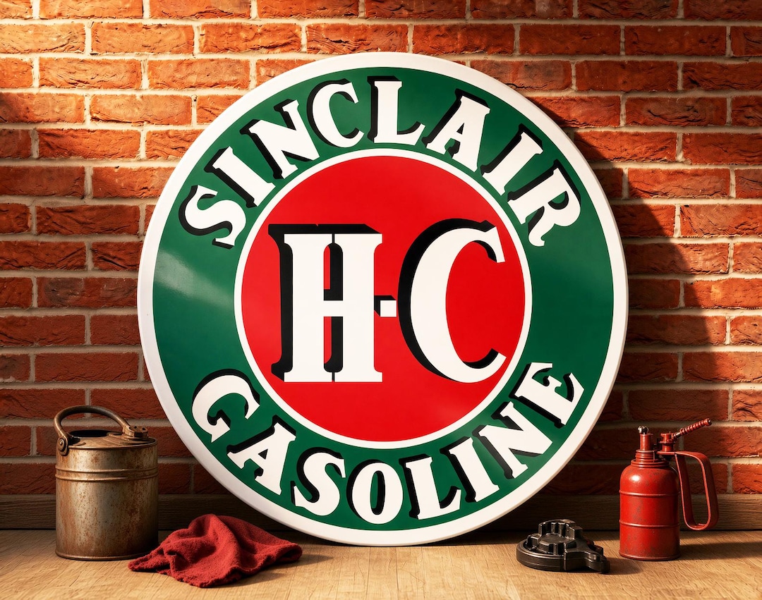 Sinclair Gasoline HC – Petroliana Vintage Reproduction Gas Station