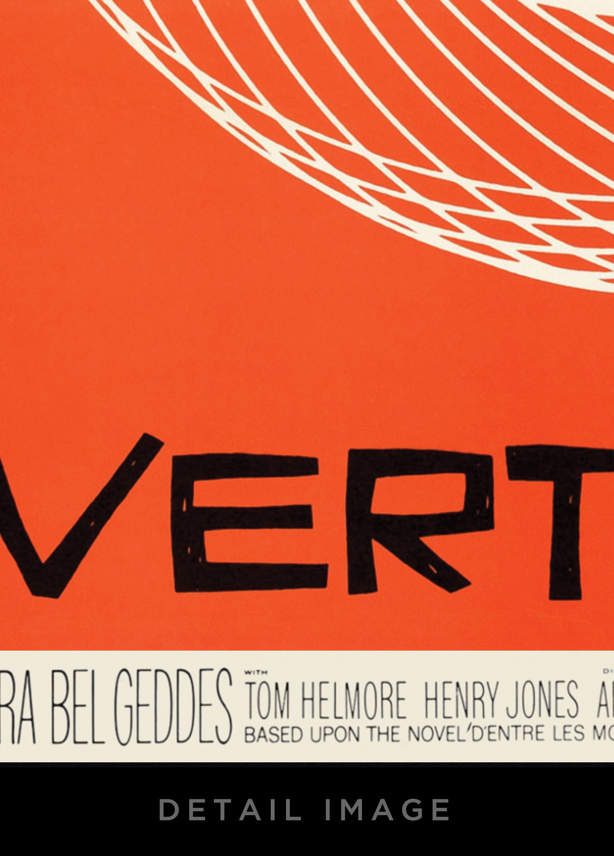 Affiche De Cinéma Vertigo – Poster Haute Qualité 40x60cm, Film Hitchcock