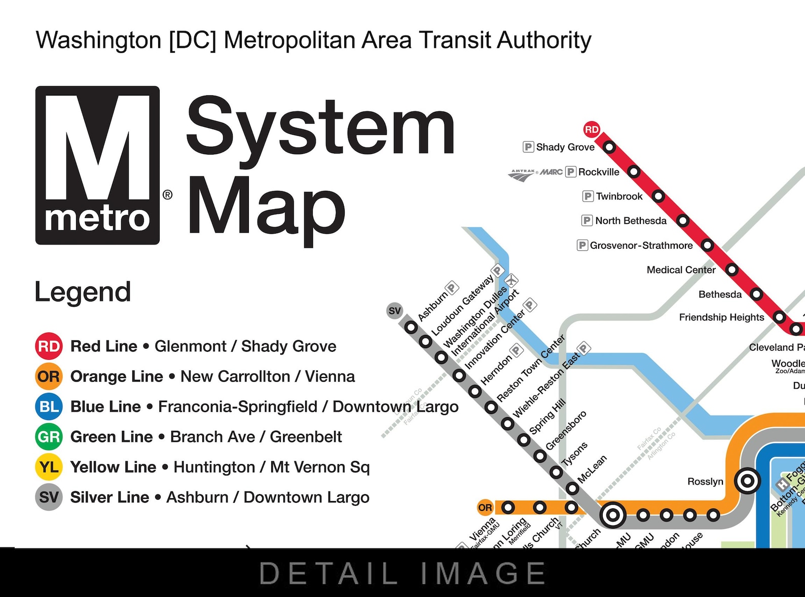 Washington DC Metro Map 2026 Updated 16x12 Heavyweight Art Print Etsy Il Ci0l 