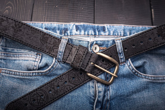 Black designer belt womens clearance