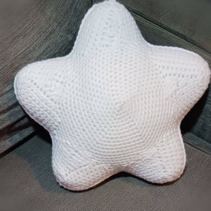 Beautiful Crochet Star Pillow