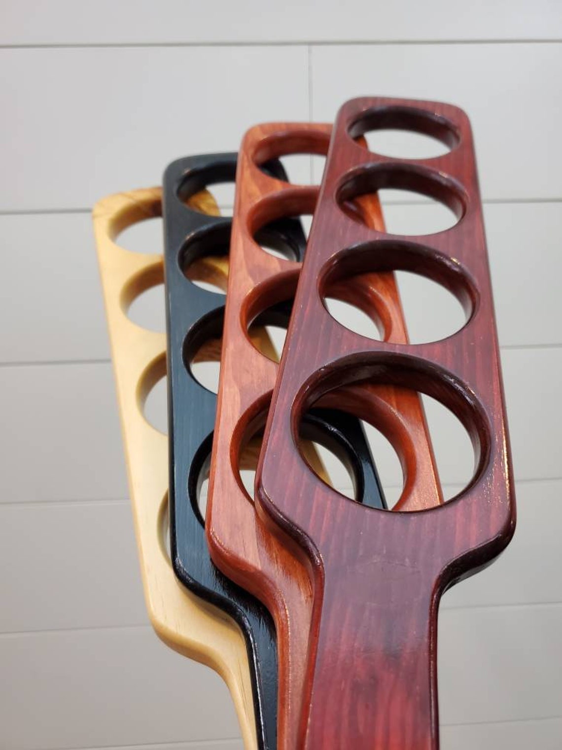 Beer Flight Paddle pine With Glasses Beer Sampling Etsy Canada