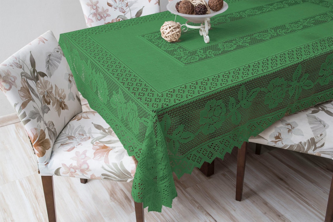 Lace Table Cloth 59'' X 86'' Etsy