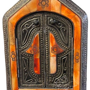 Decorative Moroccan Bone Mirror