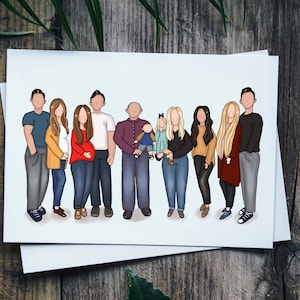 Custom Family Portrait Illustration