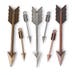 Arrows Charm Pack - silver, gold and bronze (STEAM314)