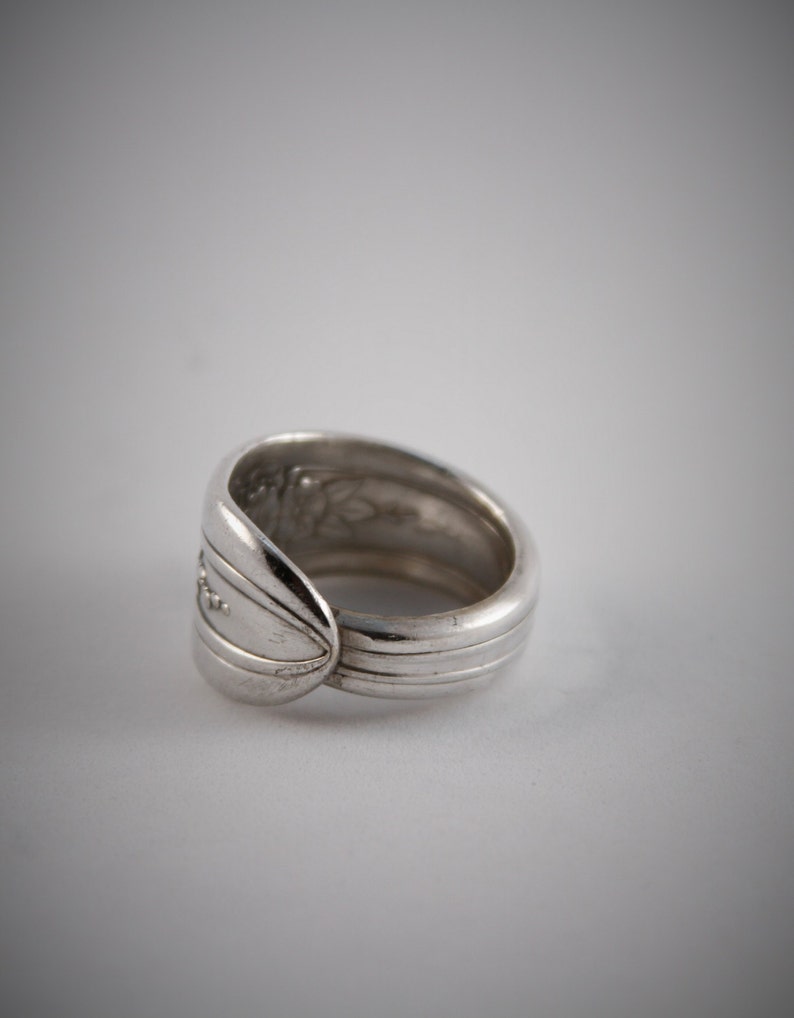 Vintage Spoon Silverware Ring - Etsy