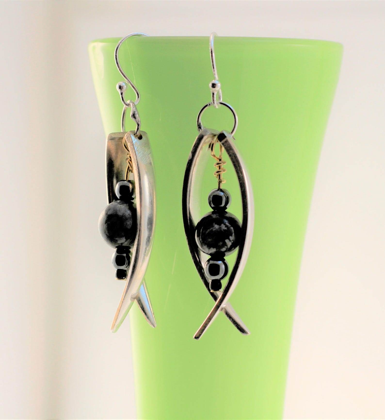 Vintage Silverware Fork Tine Earrings Etsy