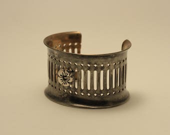 Vintage Silver Plate Cuff Bracelet
