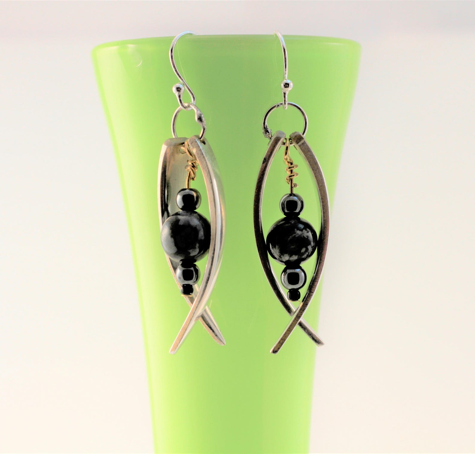 Vintage Silverware Fork Tine Earrings Etsy