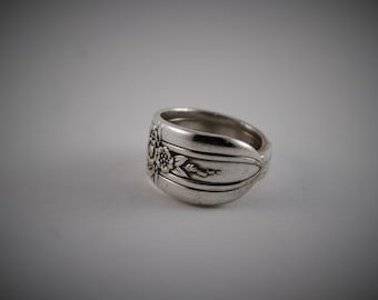 Vintage Spoon Silverware Ring