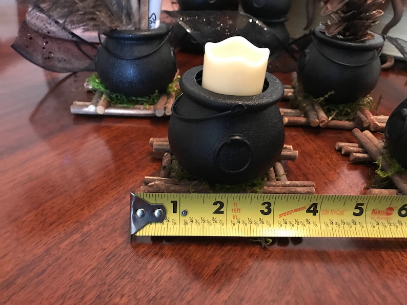 The Leakie Cauldrons... Halloween Decor Wizards Witch Candle Etsy