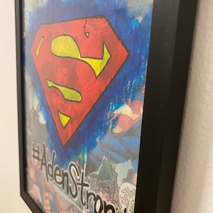 Superhero painting