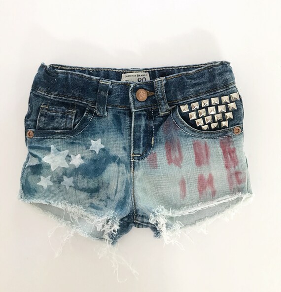 4th of july jean shorts