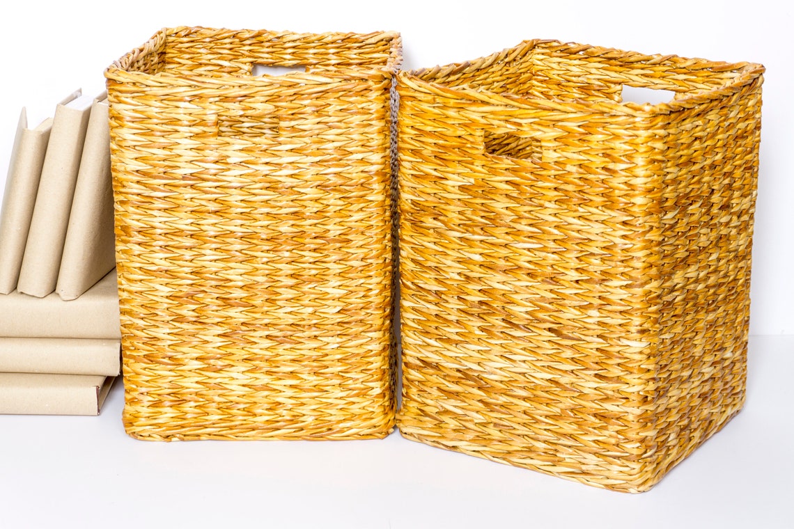 Tall Wicker Basket Woven Large Basket for Blanket & Pillows Etsy