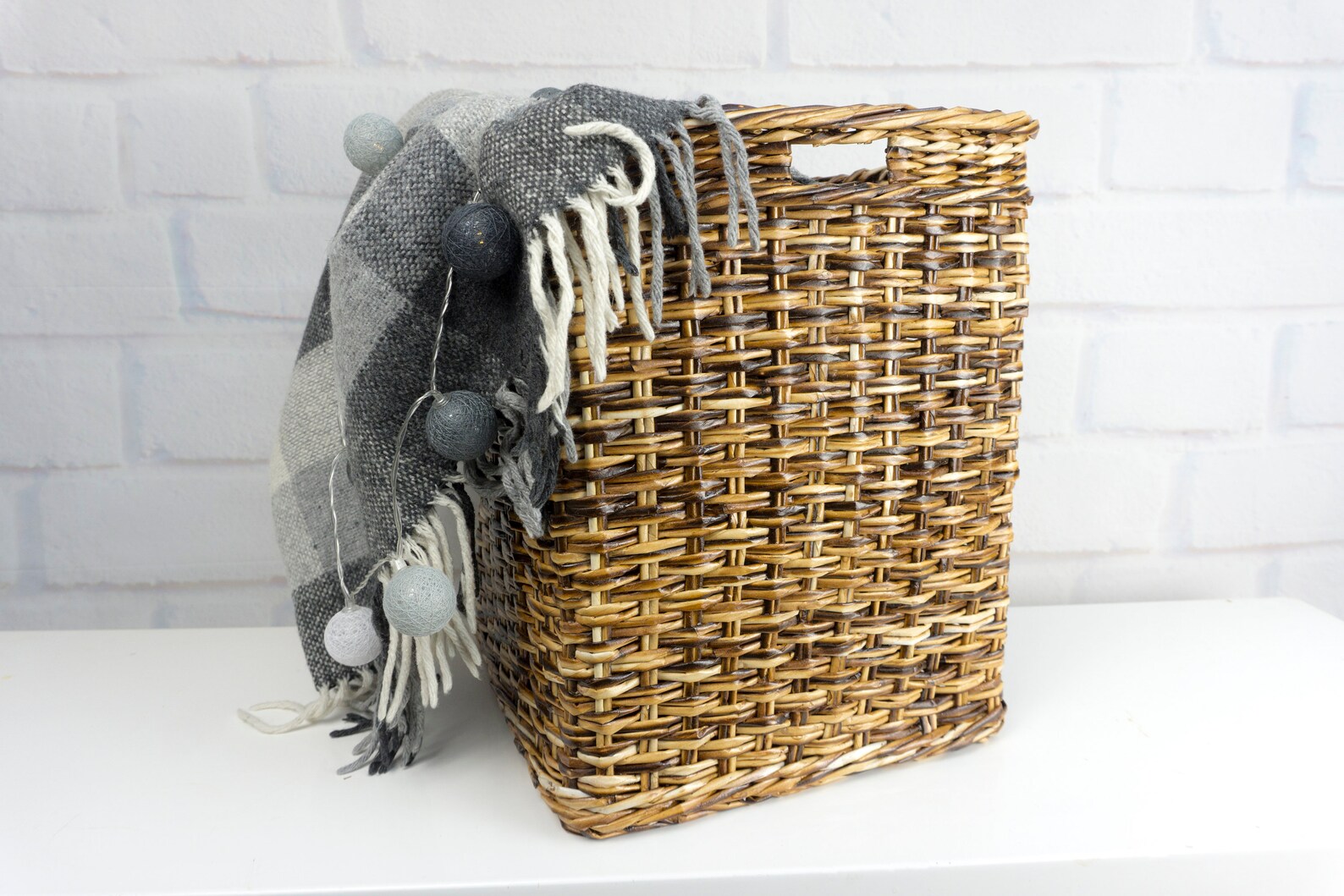 Laundry Large Tall Wicker Basket Umbrella Stand Hallway Etsy