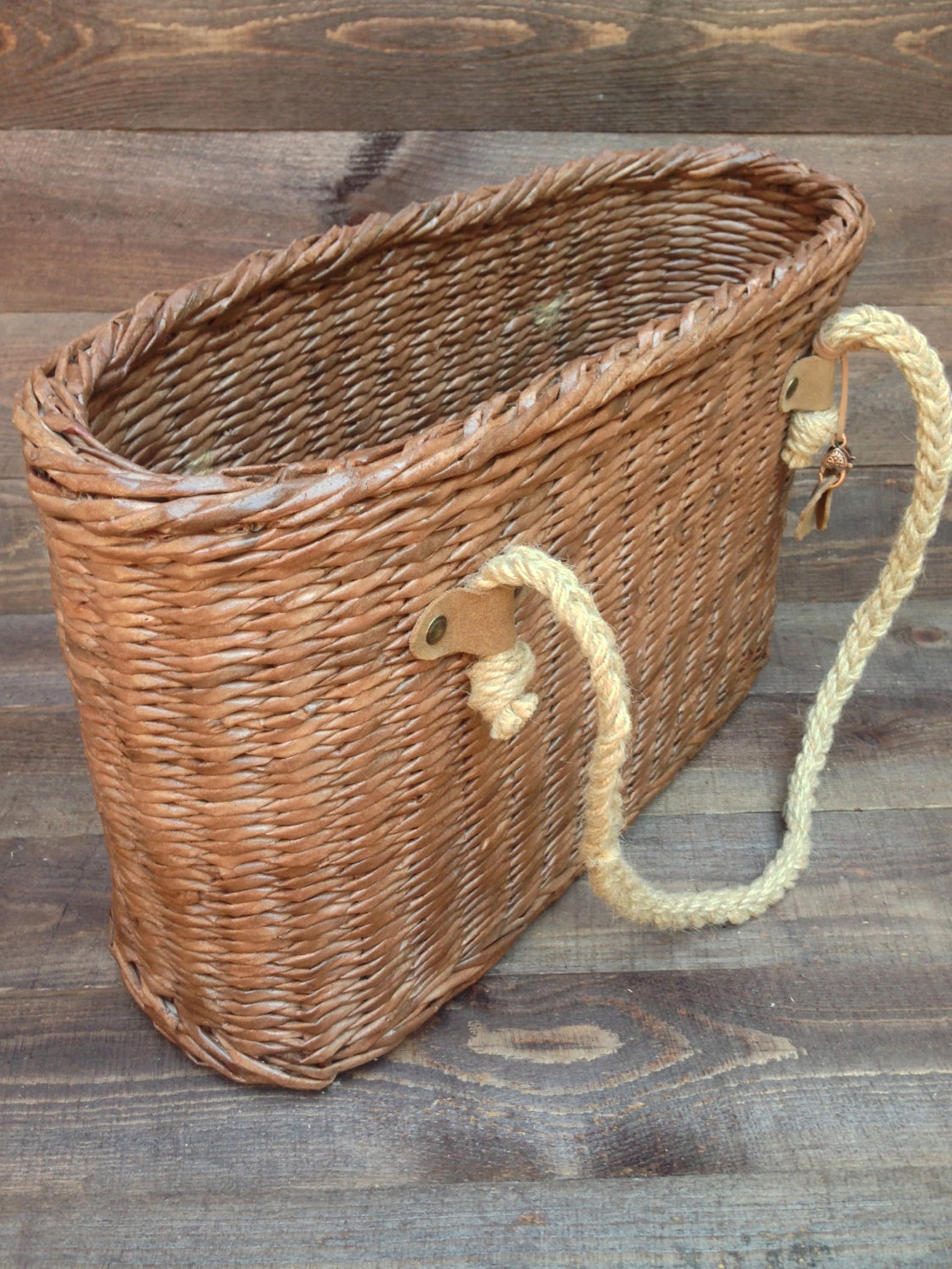 Beach tote Wicker market bag Straw beach bag Jute handles Etsy