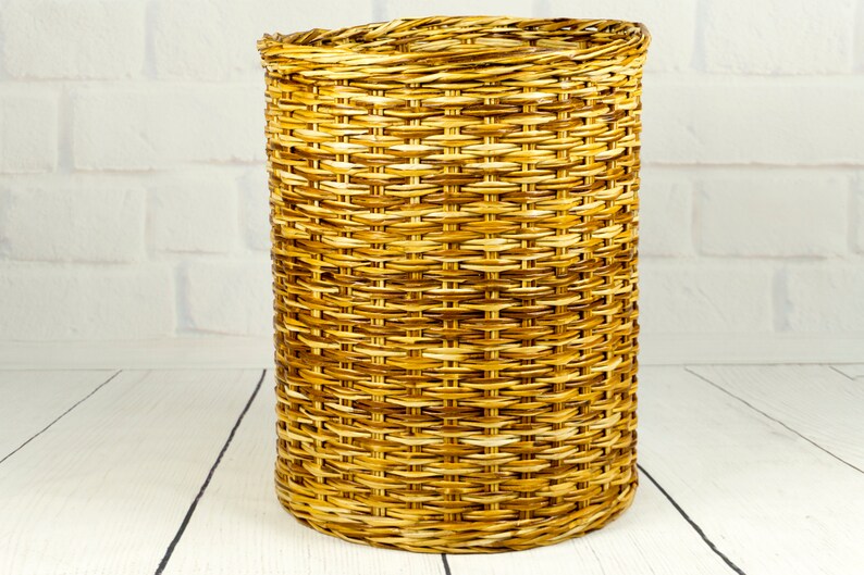 Wicker Laundry Basket Tall Laundry Hamper Hallway Umbrella Etsy