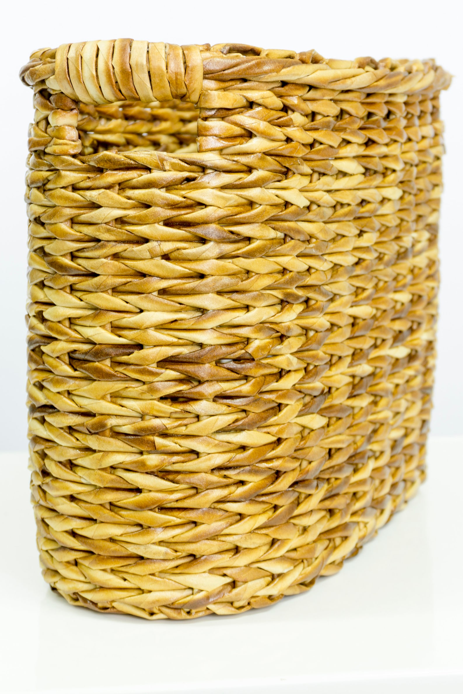 Magazine Holder Wicker Magazine Rack Oval Newspaper Basket Etsy